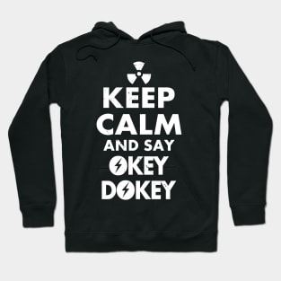 Funny Vintage Nuclear War Motivational Okey Dokey Poster Hoodie